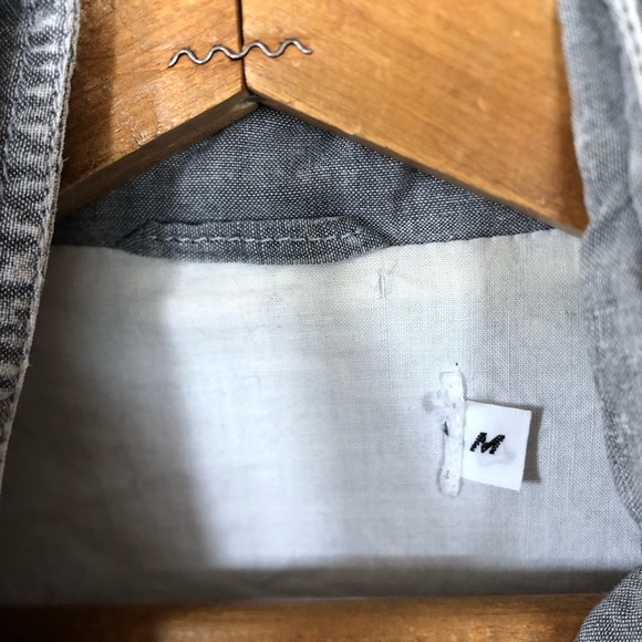 Vtg 80s Acid Wash Grey Denim Bomber Jacket - Picture 7 of 16